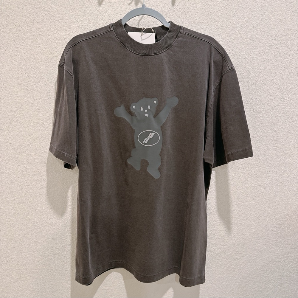 We11done teddy logo-print short-sleeve t-shirt
